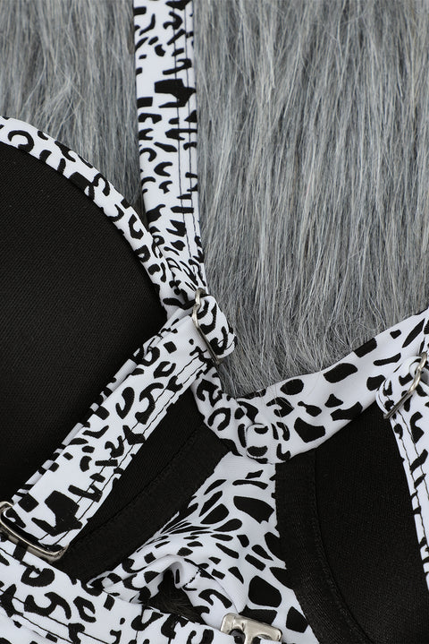 Leopard Twisted Bust Bikini Set: Embrace Your Wild Side in Style