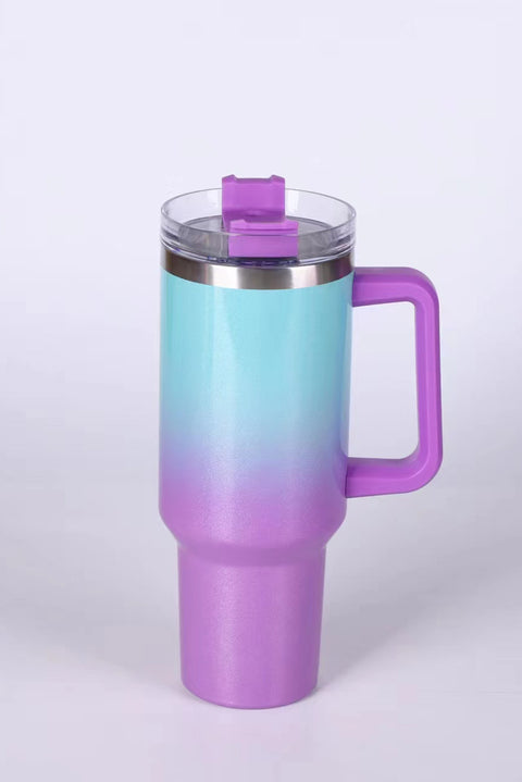 Gradient Color Handled 304 Stainless Steel Vacuum Cup