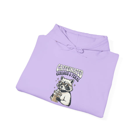 Feral Raccoon Moonlit Wilderness Hoodie | Trash Panda Aesthetic