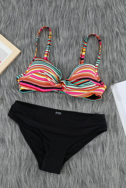 Leopard Twisted Bust Bikini Set: Embrace Your Wild Side in Style