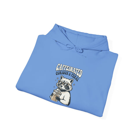 Feral Raccoon Moonlit Wilderness Hoodie | Trash Panda Aesthetic