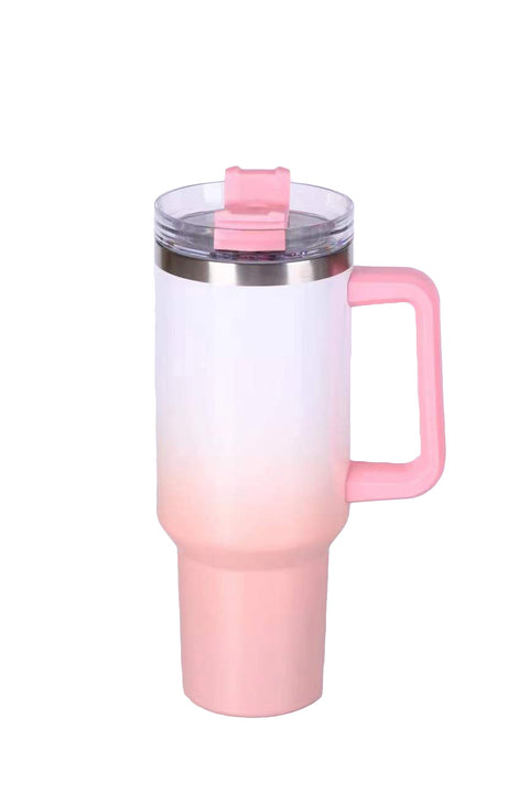 Gradient Color Handled 304 Stainless Steel Vacuum Cup