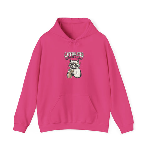 Feral Raccoon Moonlit Wilderness Hoodie | Trash Panda Aesthetic