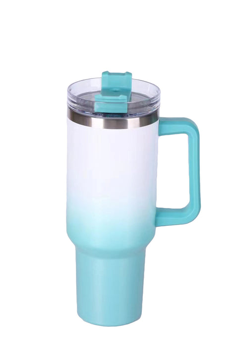 Gradient Color Handled 304 Stainless Steel Vacuum Cup