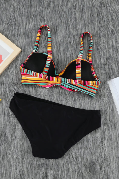 Leopard Twisted Bust Bikini Set: Embrace Your Wild Side in Style