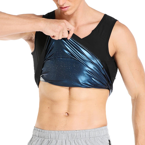 Polymer Sweat Sauna Shaper Vest - Waist Trainer, Slimming Vest, and Abdomen Reductor
