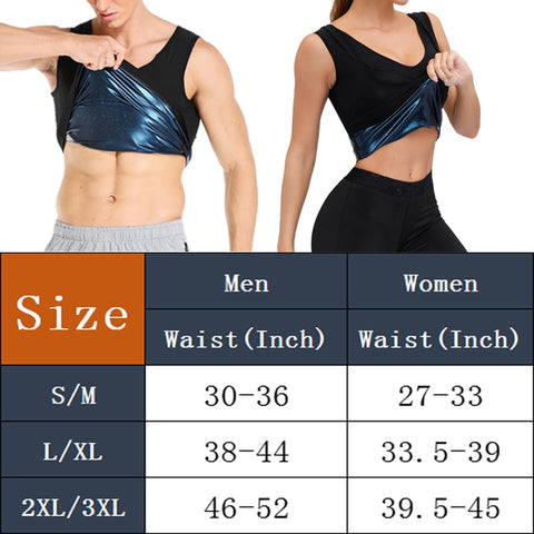 Polymer Sweat Sauna Shaper Vest - Waist Trainer, Slimming Vest, and Abdomen Reductor