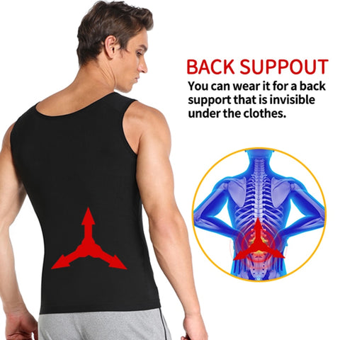 Polymer Sweat Sauna Shaper Vest - Waist Trainer, Slimming Vest, and Abdomen Reductor