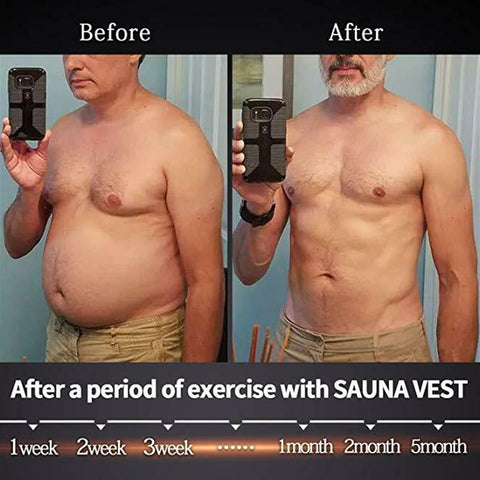 Polymer Sweat Sauna Shaper Vest - Waist Trainer, Slimming Vest, and Abdomen Reductor
