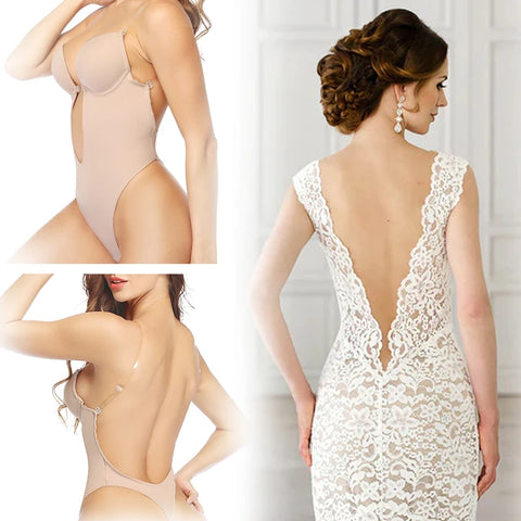 Sleek and Sensational Body Shaper Bra Bodysuit for Wedding
