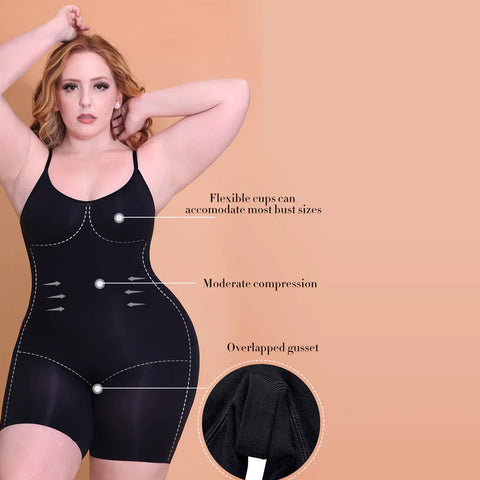 Seamless Bodysuit: Enhance Your Curves with Comfort-Butt Lifter Shapewear Waist Trainer Body Shaper Snatch Waist Shapewear