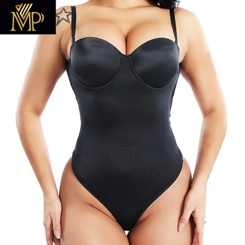 Enhance Your Silhouette with Our Women's Bodysuit Body Shaper, Backless