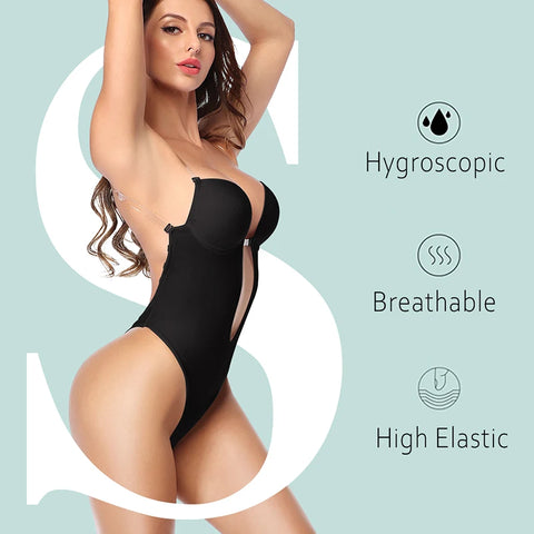 Sleek and Sensational Body Shaper Bra Bodysuit for Wedding