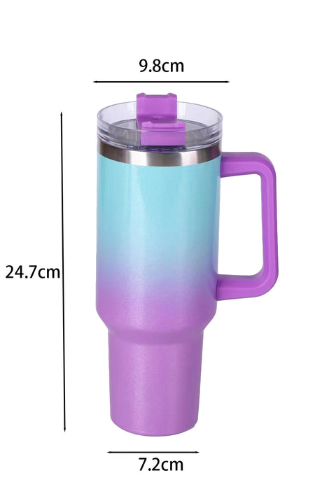 Gradient Color Handled 304 Stainless Steel Vacuum Cup
