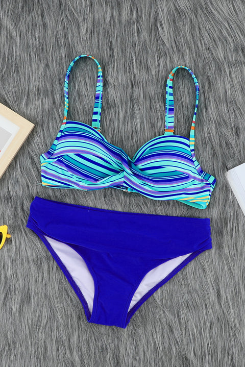 Leopard Twisted Bust Bikini Set: Embrace Your Wild Side in Style