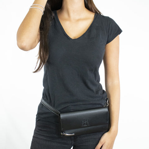TRAVEL BELT BAG-BLACK
