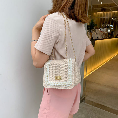 All-match chain small square bag