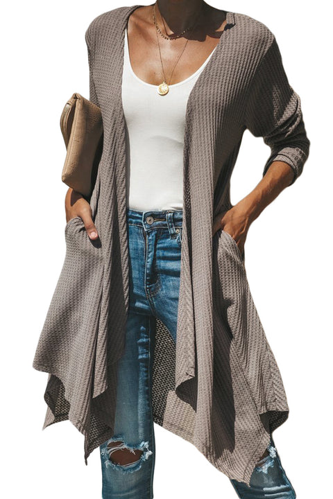 Handkerchief Hem Lightweight Cardigan
