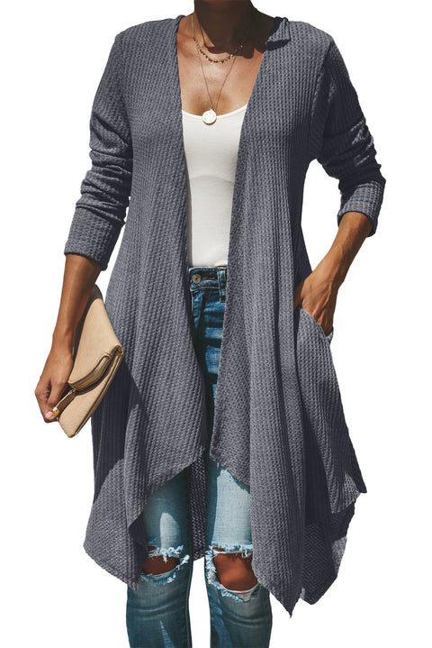 Handkerchief Hem Lightweight Cardigan