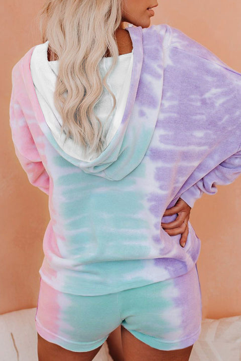 "Seaside Chic: Boardwalk Overlook Tie Dye Loungewear Sets"