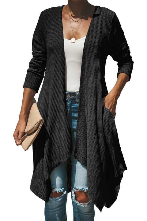 Handkerchief Hem Lightweight Cardigan