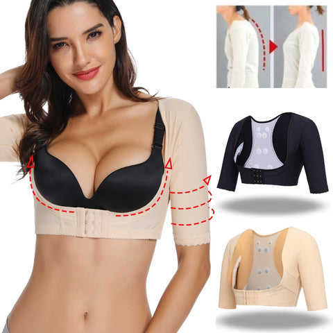 #1 Silhouette Sculptor: Seamless Arm Shaper, Chest Lifter, and Body Slimmer Corset