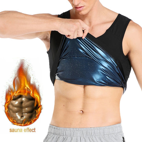 Polymer Sweat Sauna Shaper Vest - Waist Trainer, Slimming Vest, and Abdomen Reductor