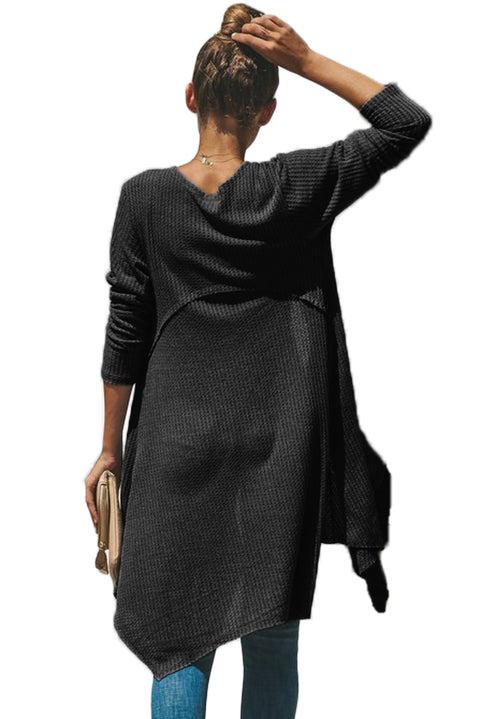Handkerchief Hem Lightweight Cardigan