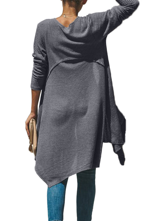 Handkerchief Hem Lightweight Cardigan