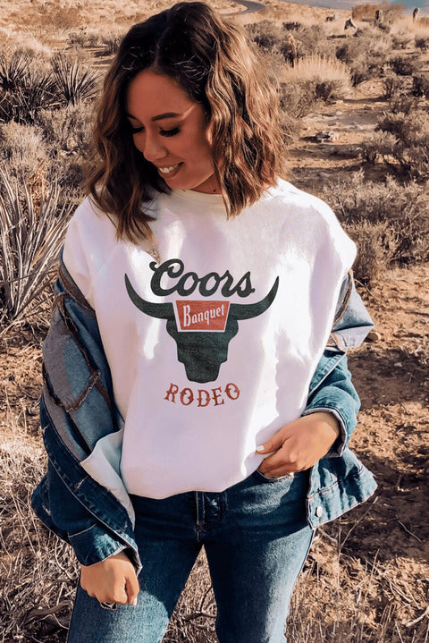 Coors Rodeo Banquet Graphic Sweatshirt