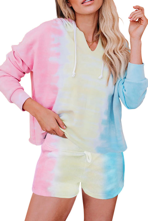 "Seaside Chic: Boardwalk Overlook Tie Dye Loungewear Sets"