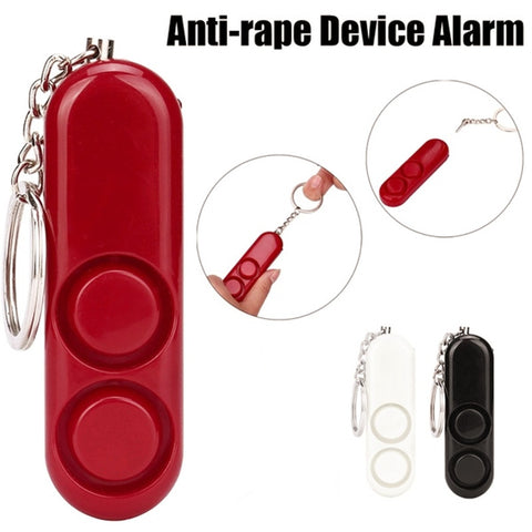 Safety Keychain Emergency Loud Alarm Self Defense Self Defense Device Dual Speakers Loud Alarm Alert  Safety Personal Security Keychain Bag Pendant