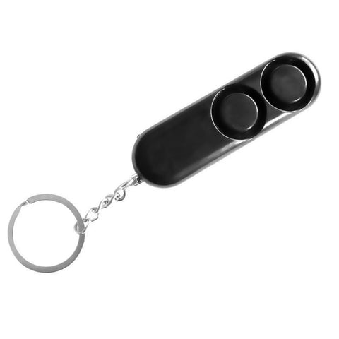 Safety Keychain Emergency Loud Alarm Self Defense Self Defense Device Dual Speakers Loud Alarm Alert  Safety Personal Security Keychain Bag Pendant