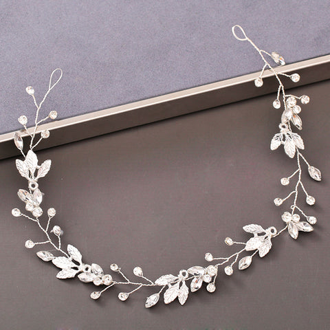 Pearl Rhinestone Women Headband Wedding Hair Accessories Bride Tiara Headband Hair Jewelry