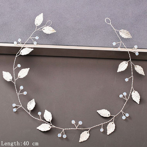 Pearl Rhinestone Women Headband Wedding Hair Accessories Bride Tiara Headband Hair Jewelry