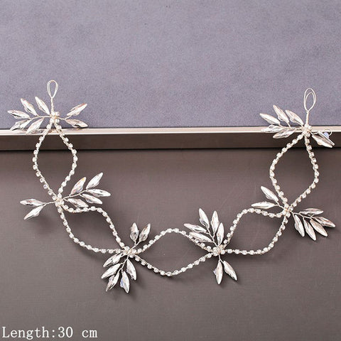Pearl Rhinestone Women Headband Wedding Hair Accessories Bride Tiara Headband Hair Jewelry