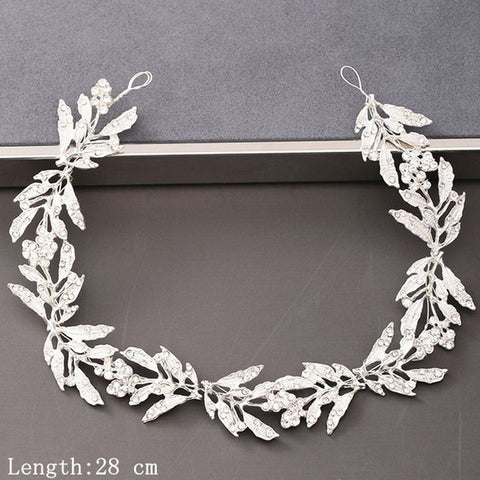 Pearl Rhinestone Women Headband Wedding Hair Accessories Bride Tiara Headband Hair Jewelry
