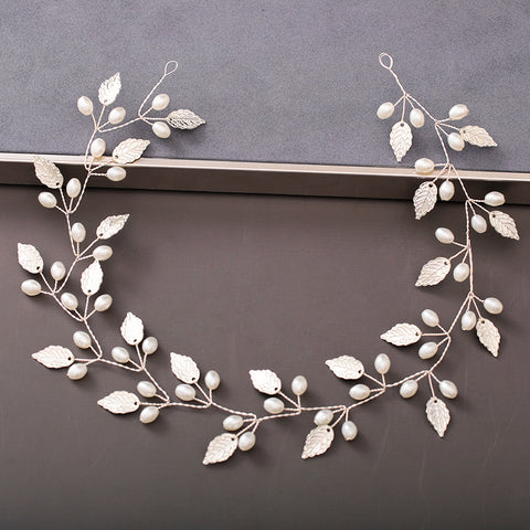 Pearl Rhinestone Women Headband Wedding Hair Accessories Bride Tiara Headband Hair Jewelry
