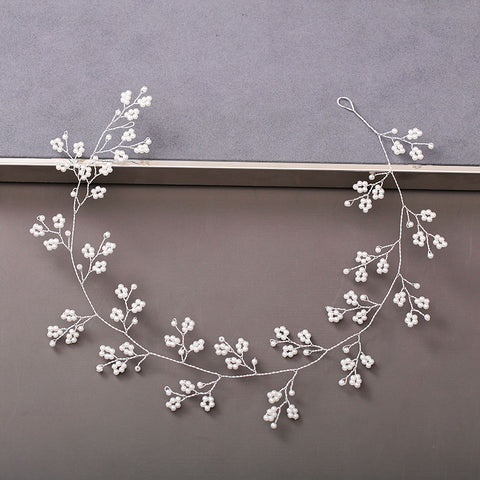 Pearl Rhinestone Women Headband Wedding Hair Accessories Bride Tiara Headband Hair Jewelry