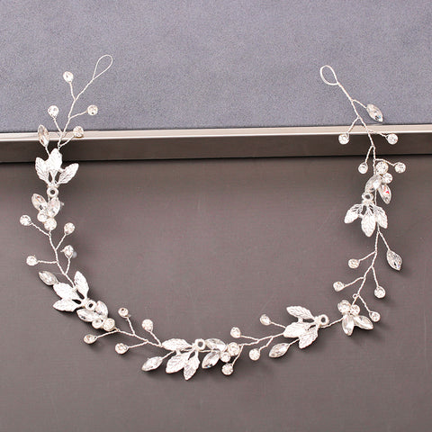 Pearl Rhinestone Women Headband Wedding Hair Accessories Bride Tiara Headband Hair Jewelry