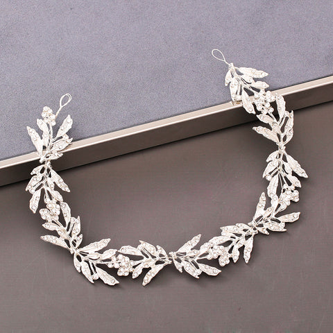Pearl Rhinestone Women Headband Wedding Hair Accessories Bride Tiara Headband Hair Jewelry