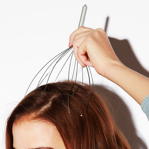 Head Scalp Neck Equipment Stress Release Relax Massage Body Massager Head  Massage Tools Random Color